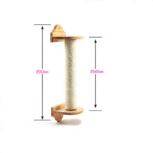Enhance Your Cat's Playtime with the Pet Scratch Column Climbing Frame Toy