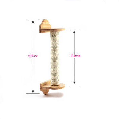 Enhance Your Cat's Playtime with the Pet Scratch Column Climbing Frame Toy